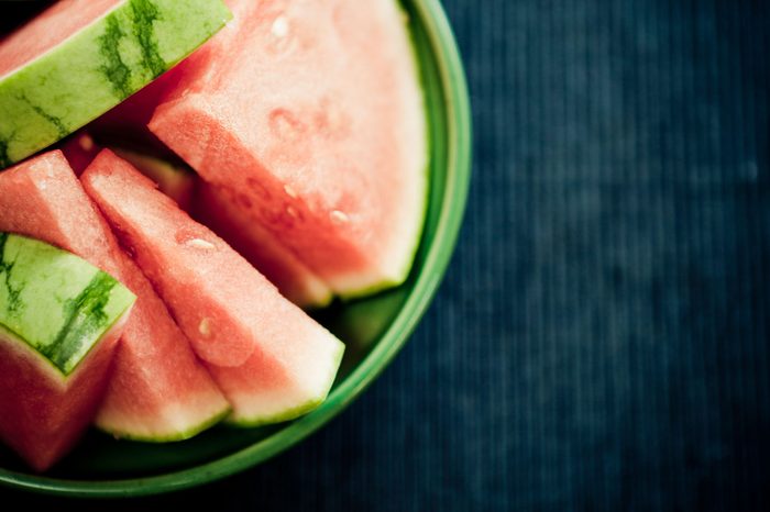 sliced watermelon