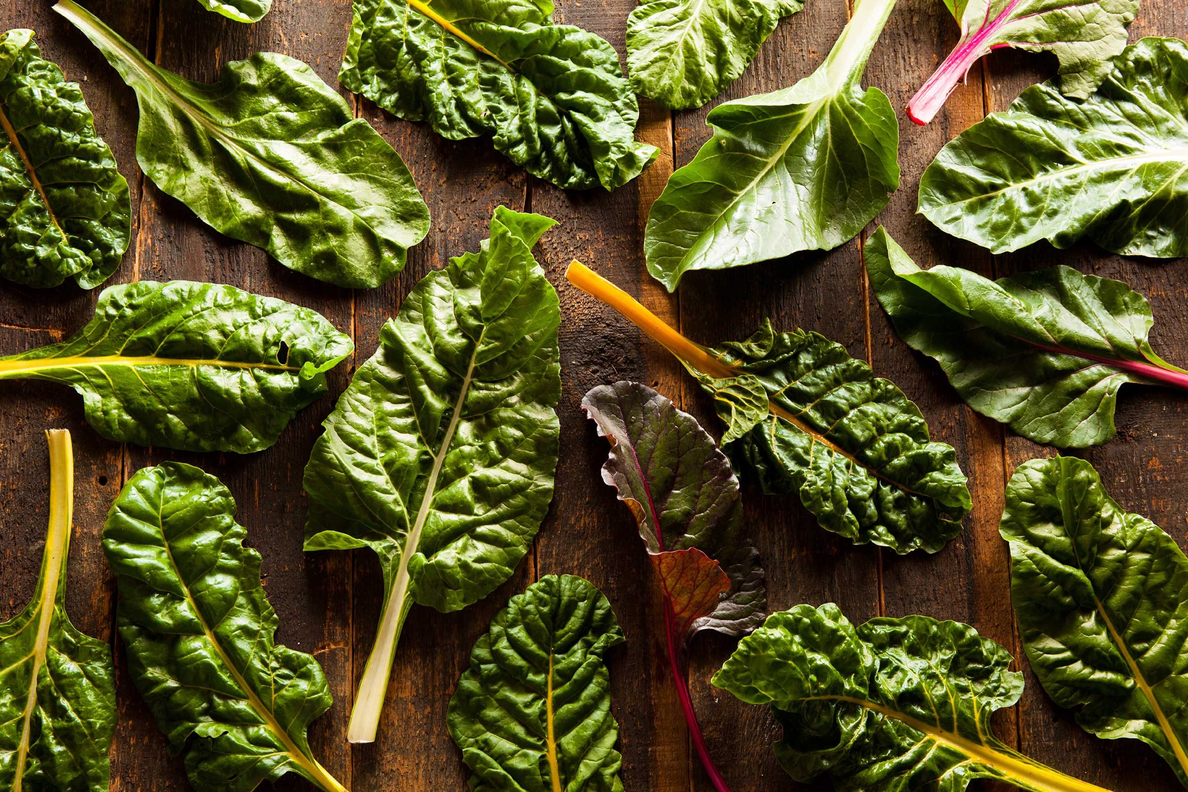 green leafy Swiss chard