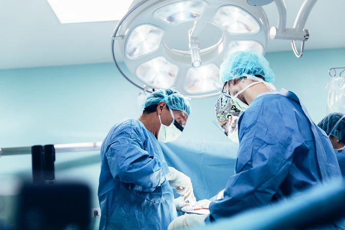 surgeons in operating room