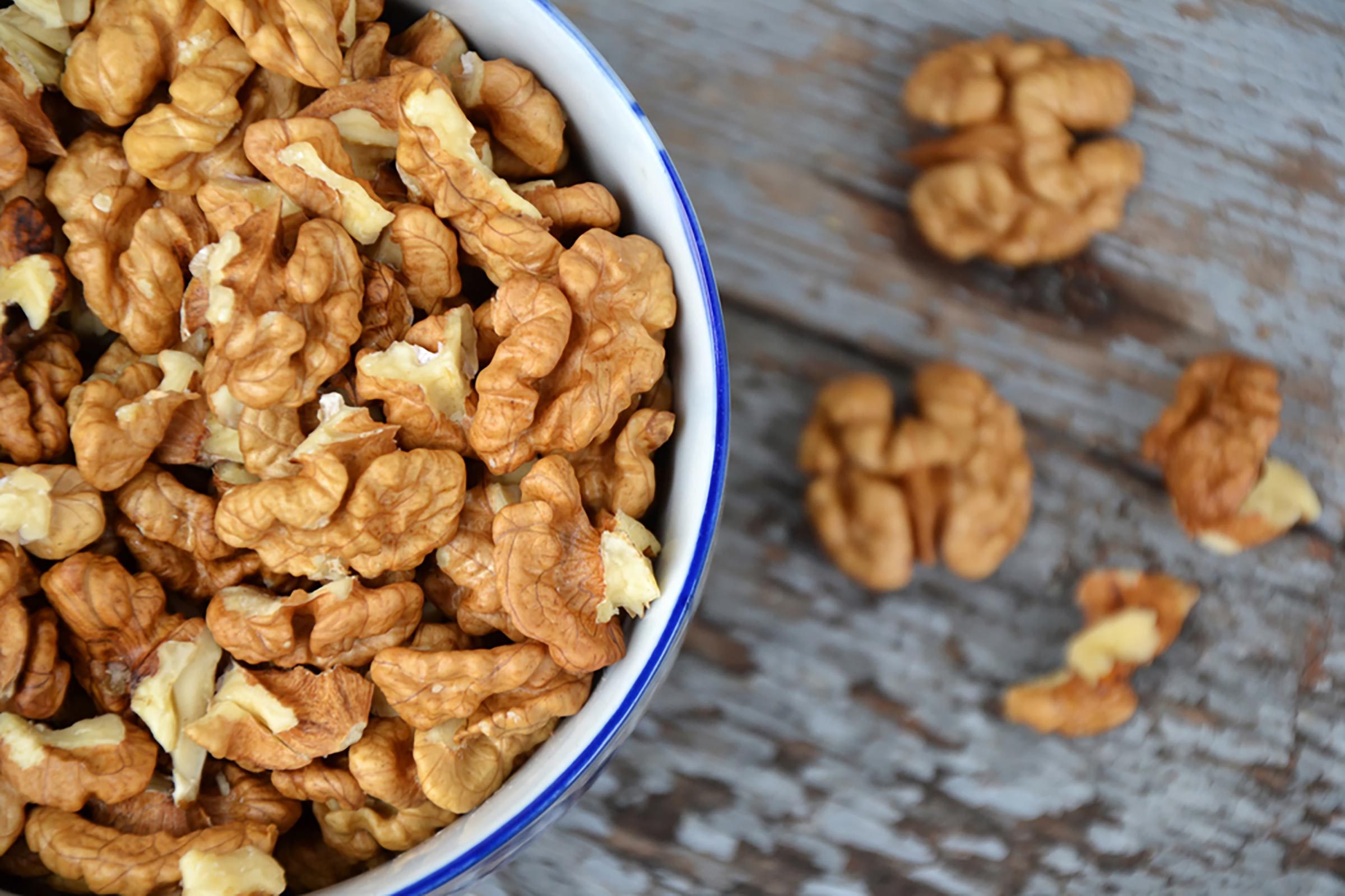 walnuts in a bowl