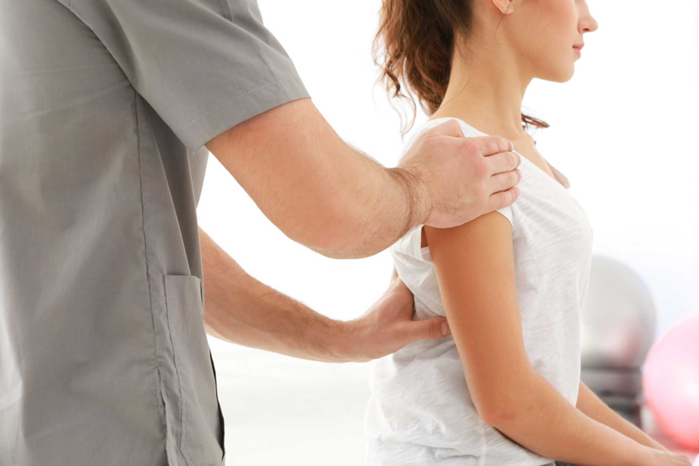 doctor checking woman