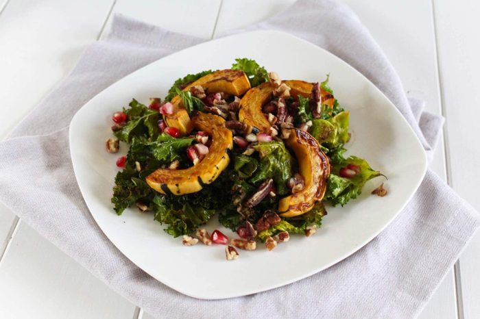 warm kale salad