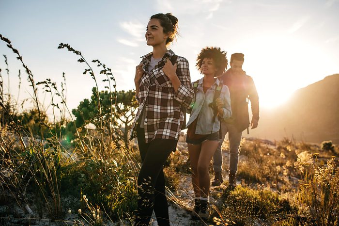 Friends-Hiking