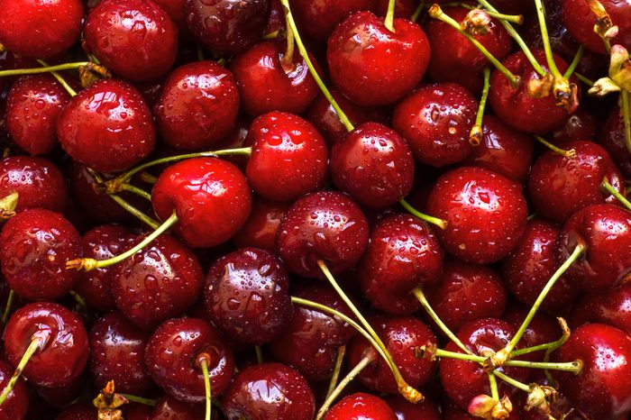 Close up of cherries