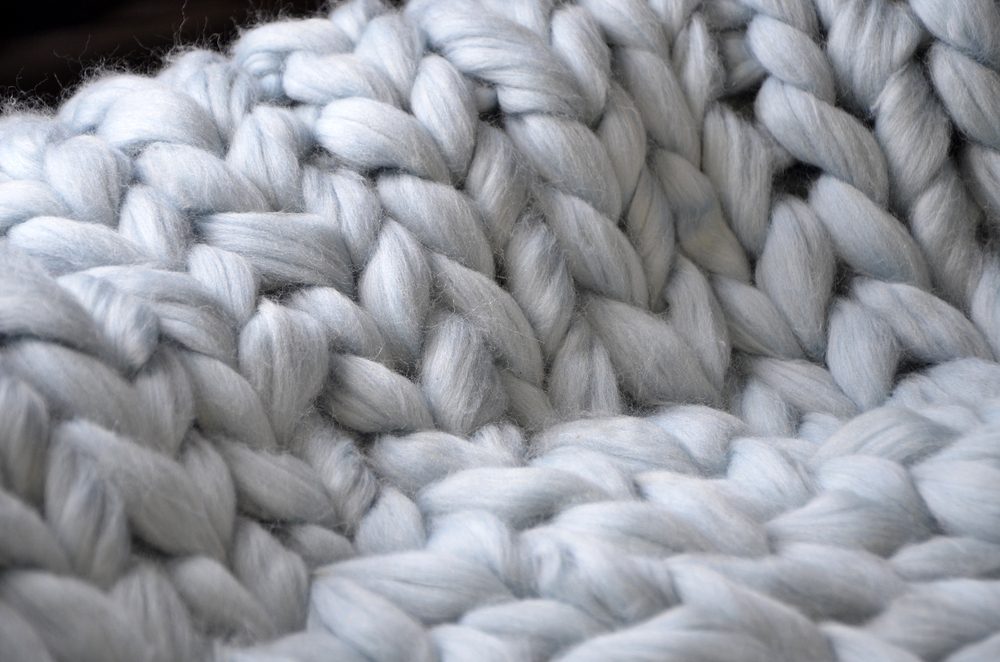 closeup of blanket