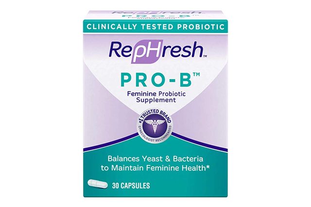 RepHresh Pro-B Probiotic Supplement for Women, 30 Oral Capsules