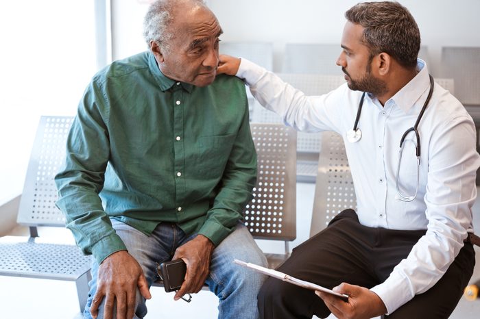 doctor and patient talking