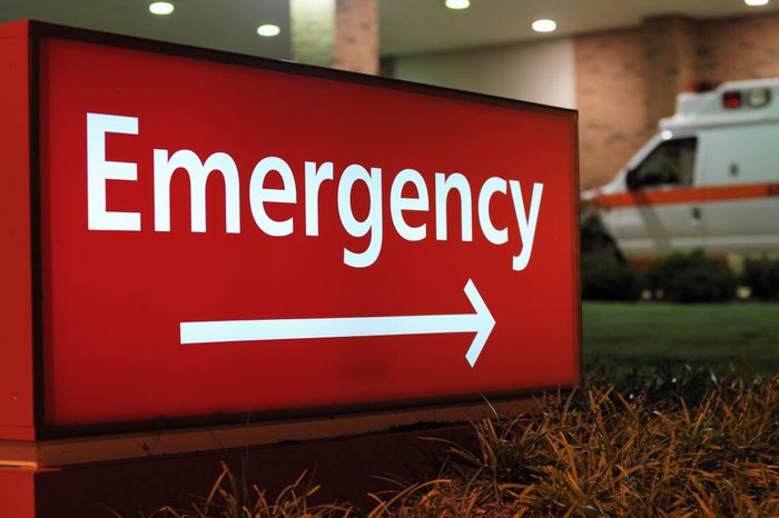 emergency room sign