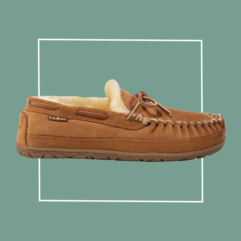 L.L. Bean men's moccasin slipper