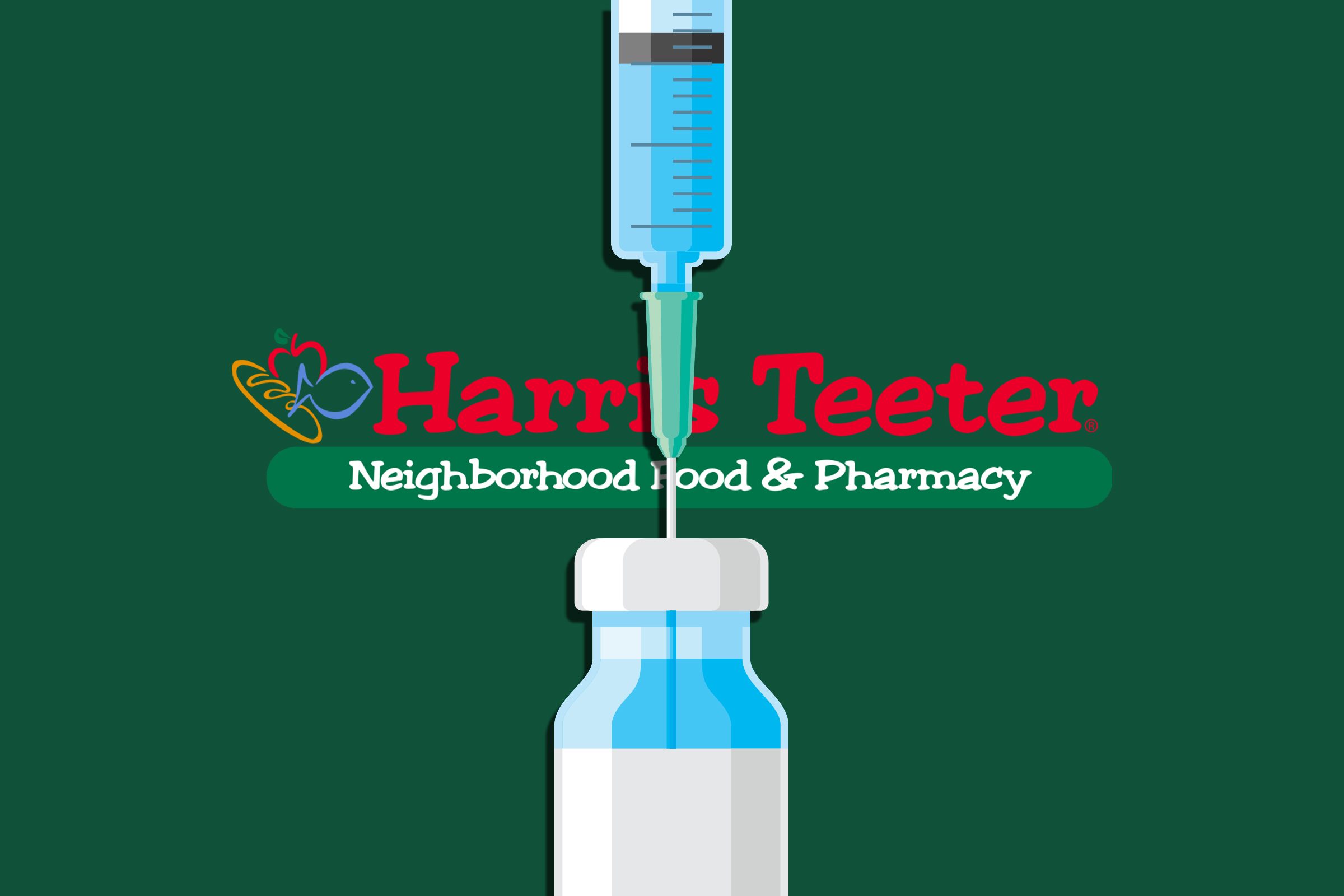 harris teeter flu shot illustration