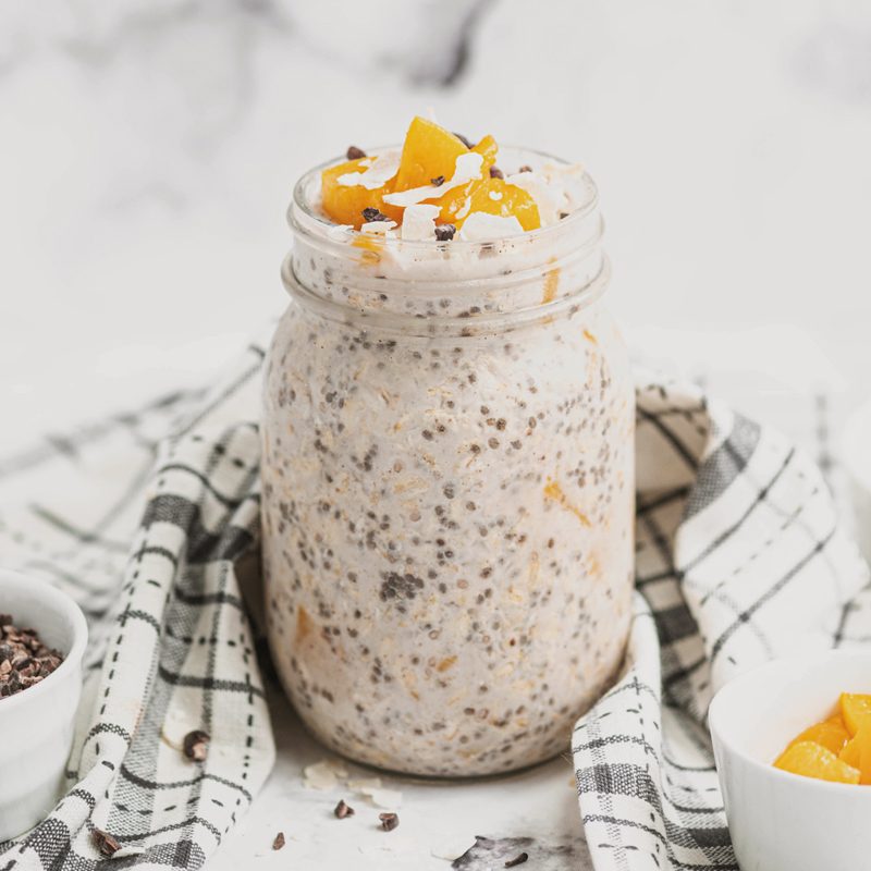 Peach Overnight Oats