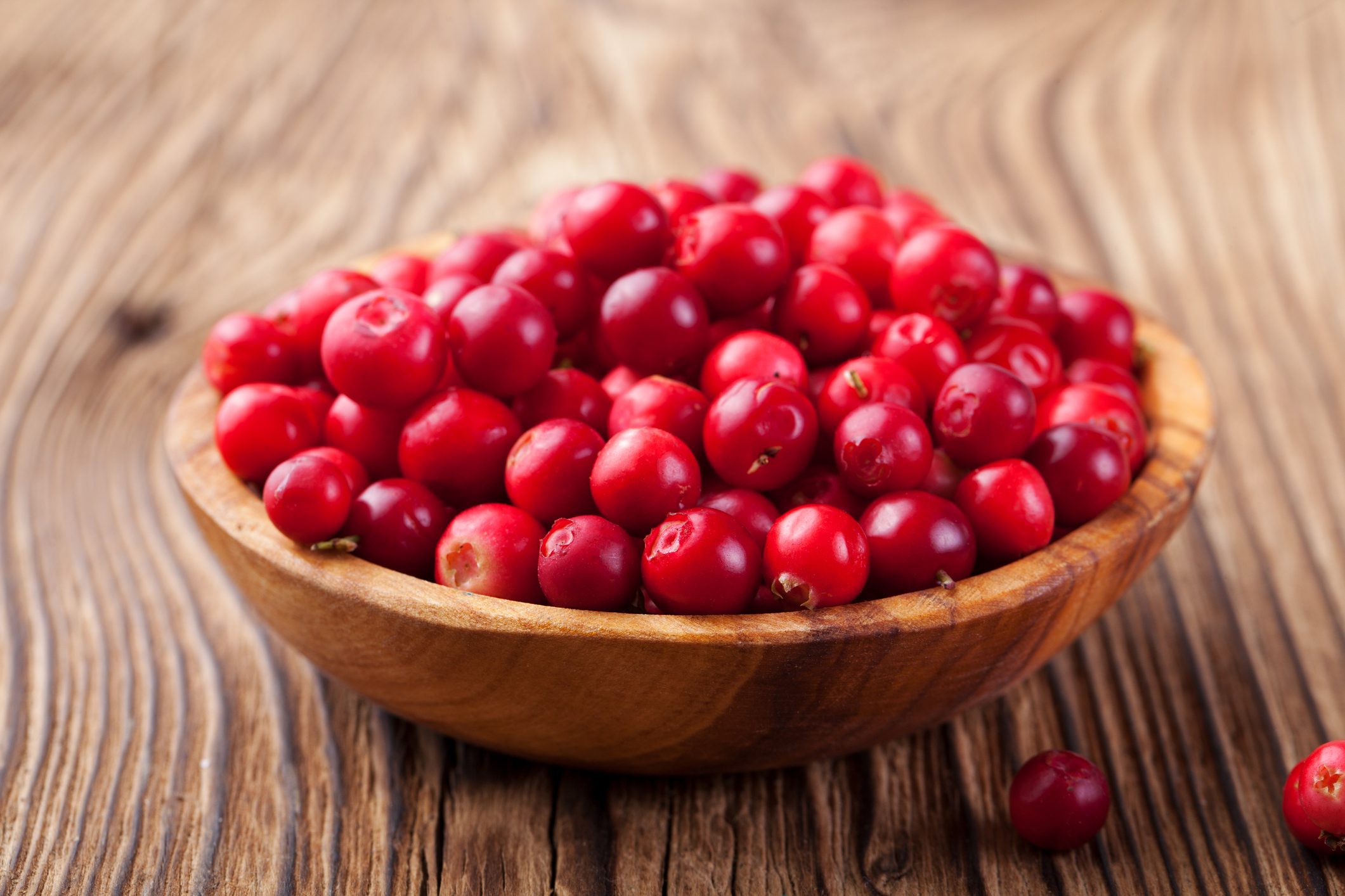 Cowberries, red bilberries, cranberries