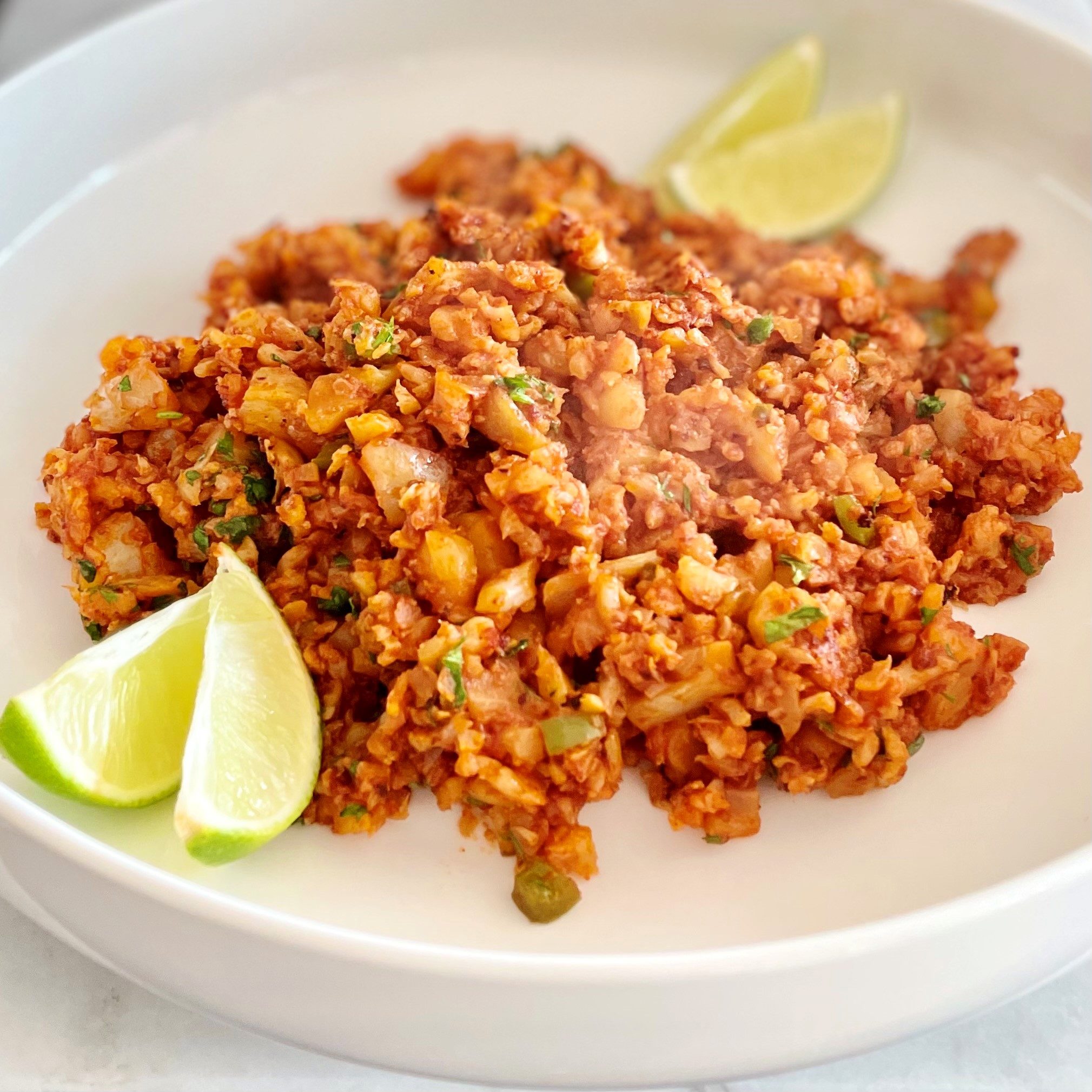 Mexican style cauliflower rice