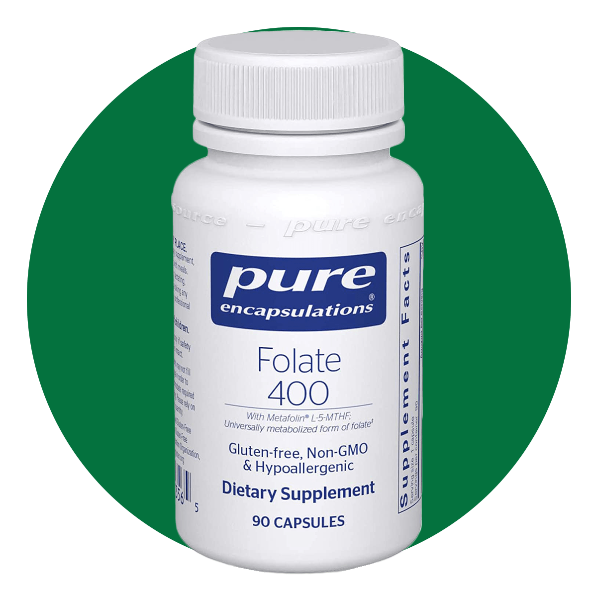 Pure Encapsulations Folate 400 Ecomm Via Amazon.com