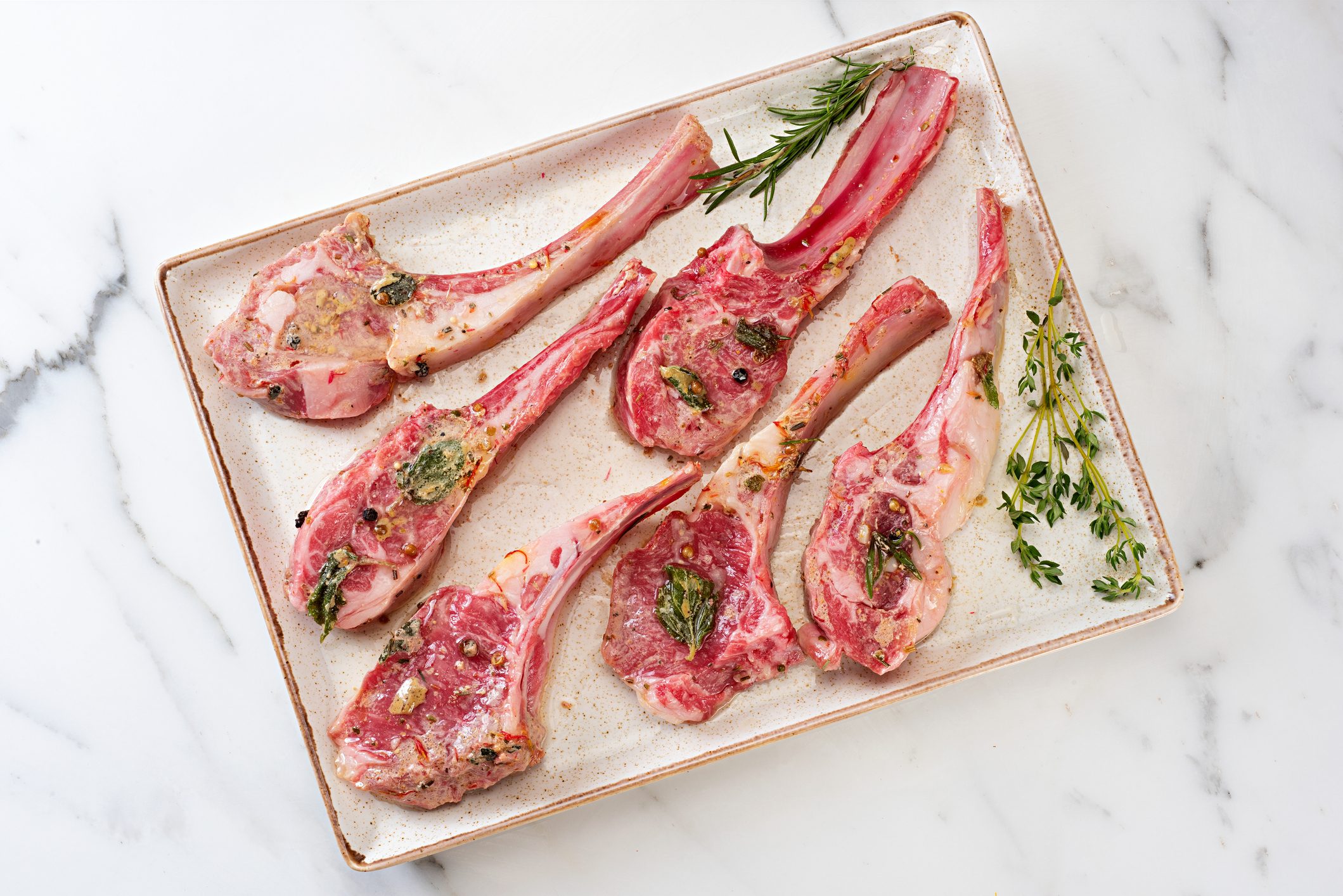 Raw Lamb Chops