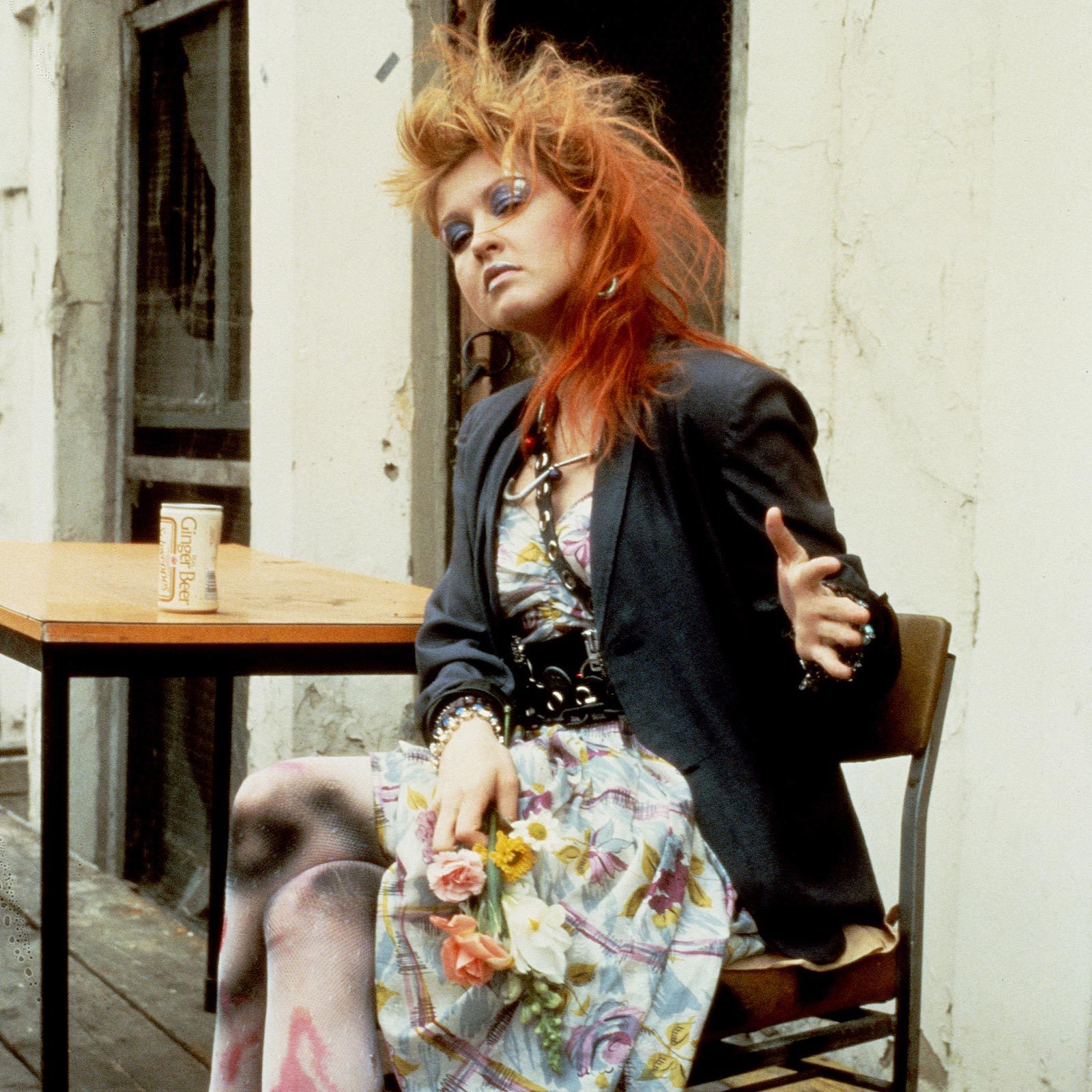 Cyndi Lauper in the 80s