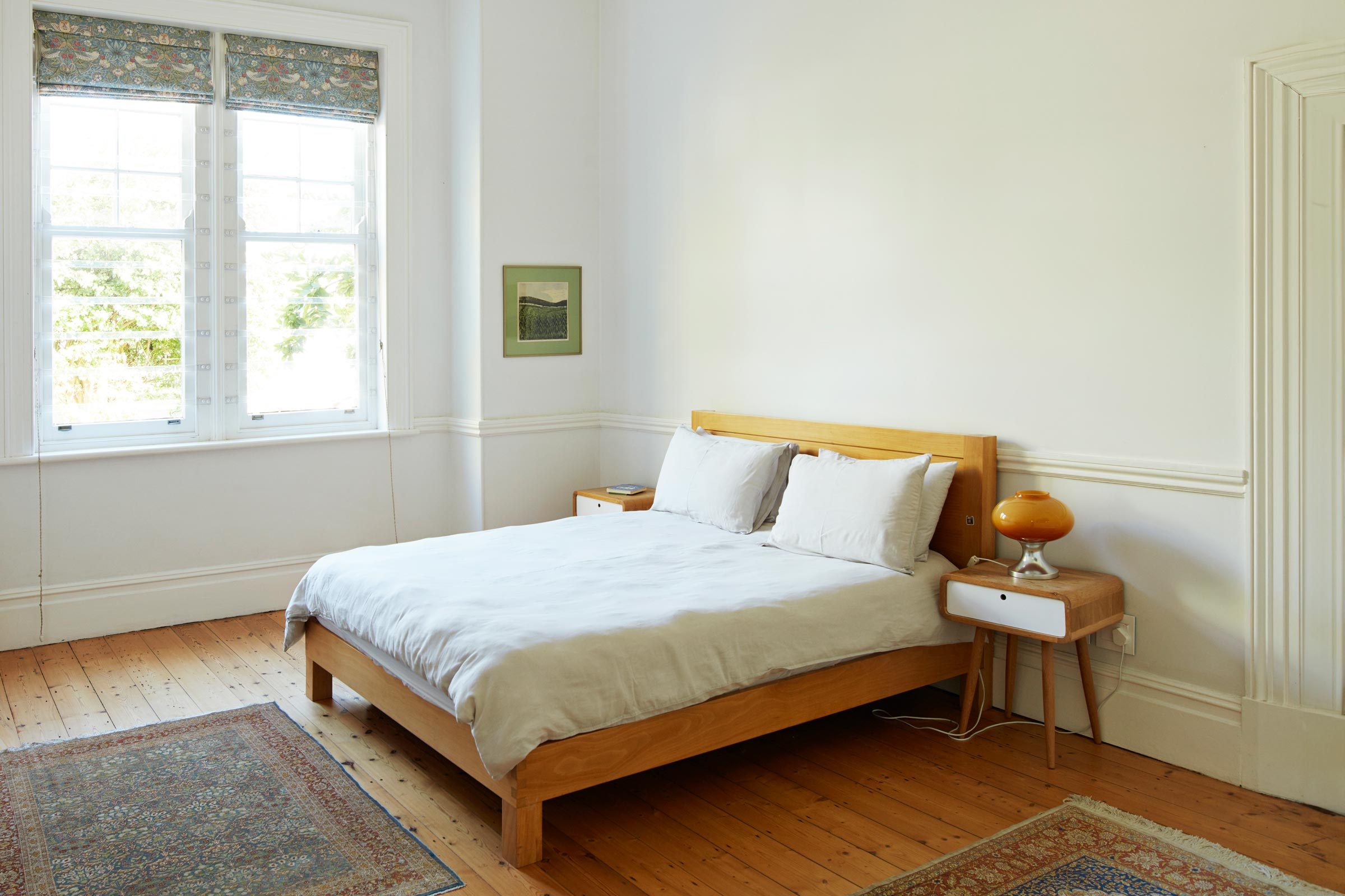 clean and modern bedroom