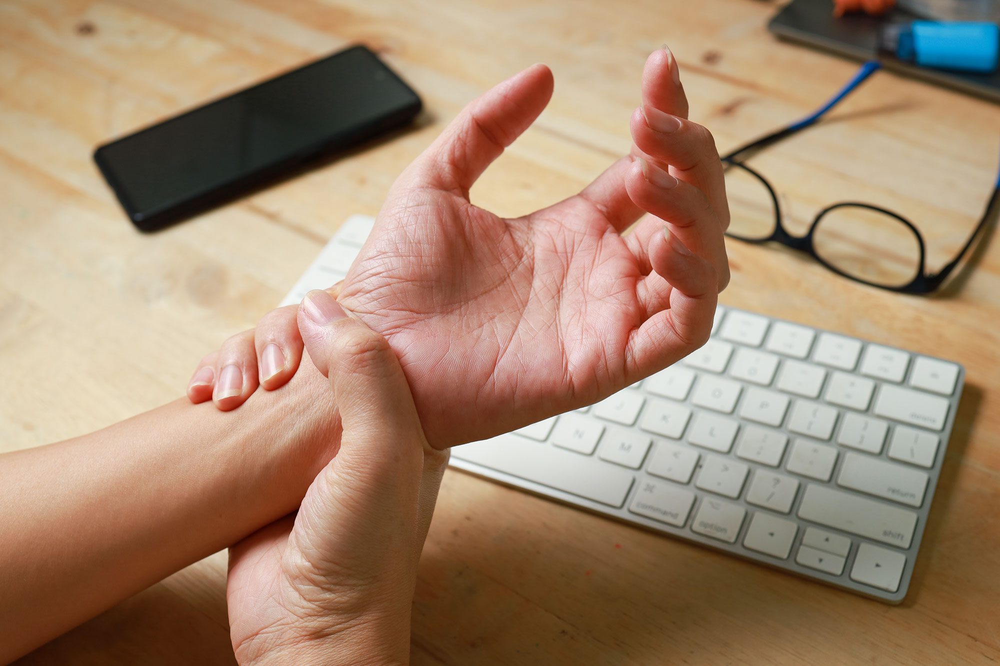 Woman Suffering From Wrist Pain